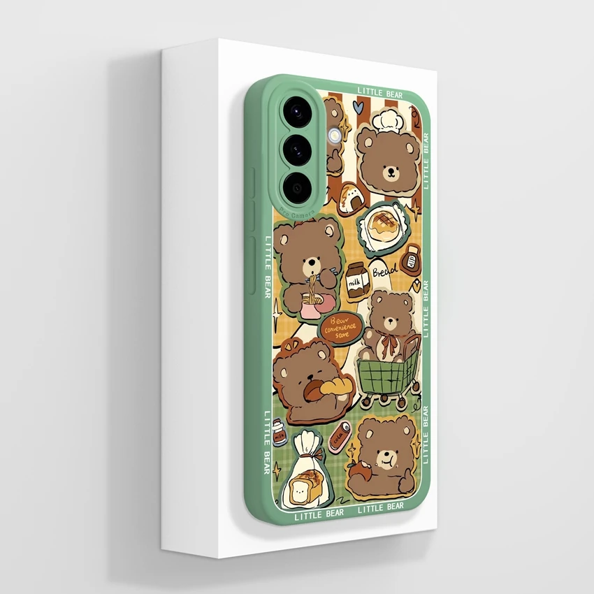 Cute Panda Cartoon Soft Silicone Anti-Drop Phone Case