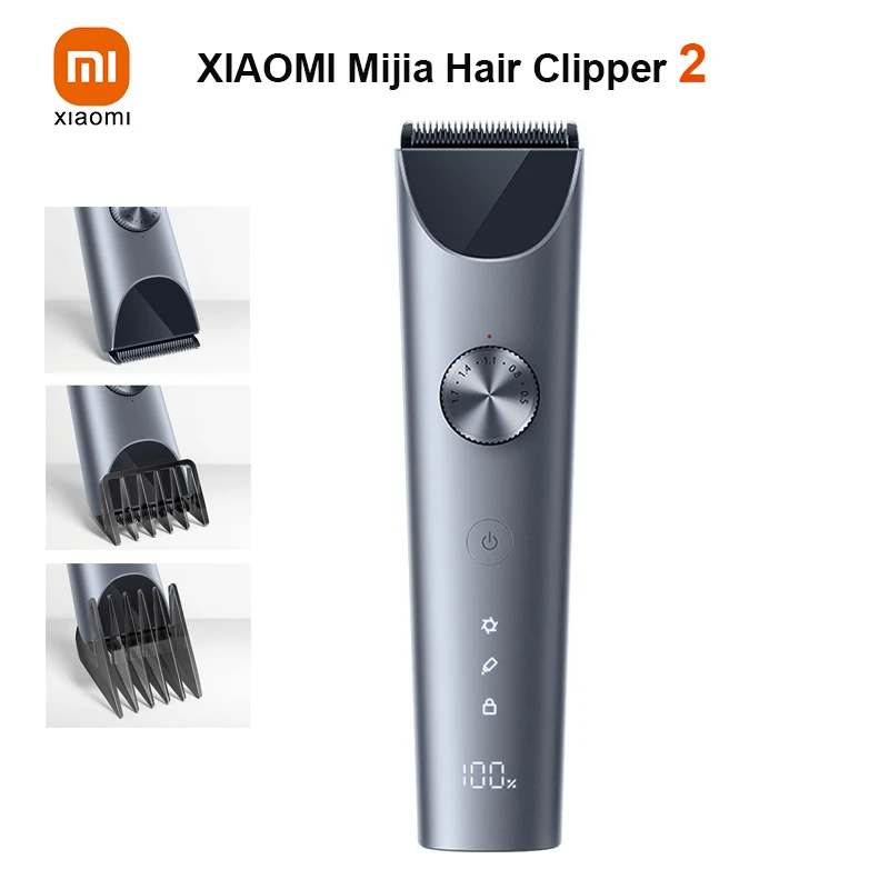 XIAOMI Mijia Electric Clipper Mens Professional Cutting hine Home Use Cordless Rechargeable Barber Hair Trimmer_voghion.com