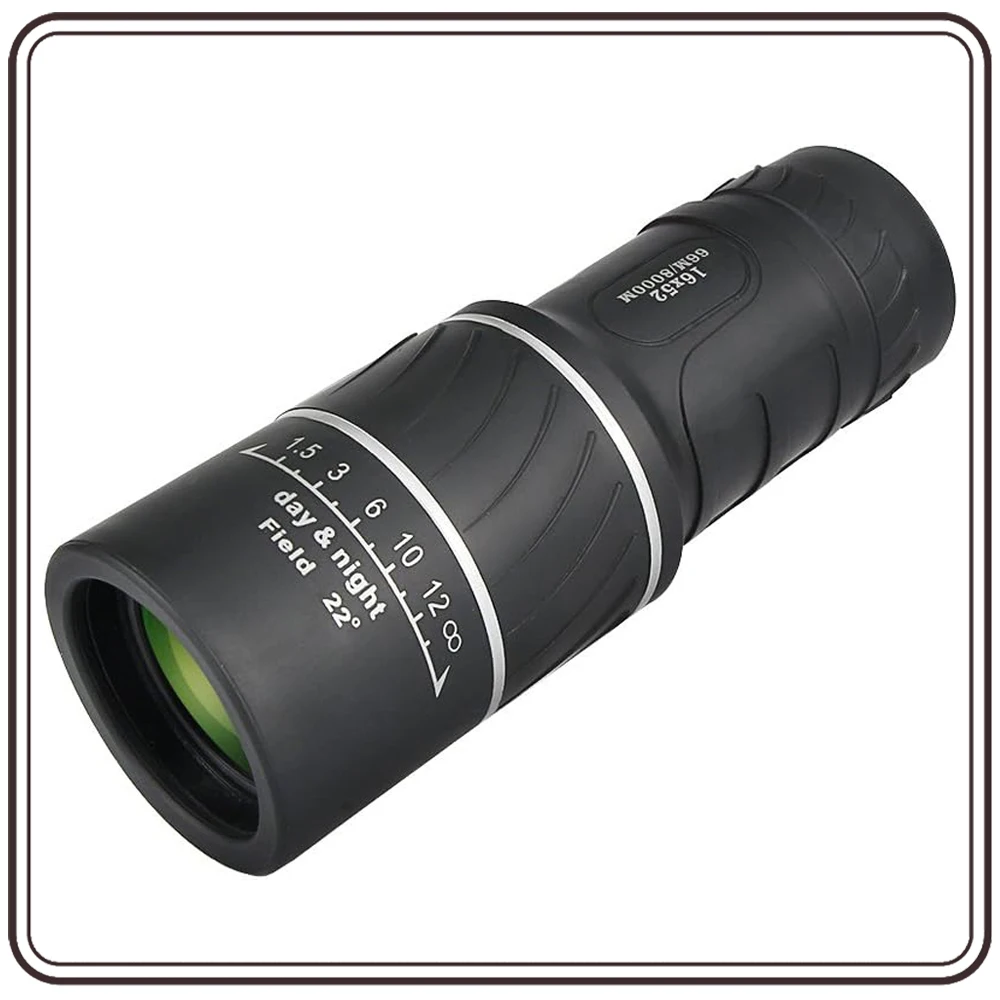 

Monocular 16x52 Dual Focal Length Optical Zoom Binocular for Birdwatching/Survival/Hunting/Camping/Hiking/Traveling