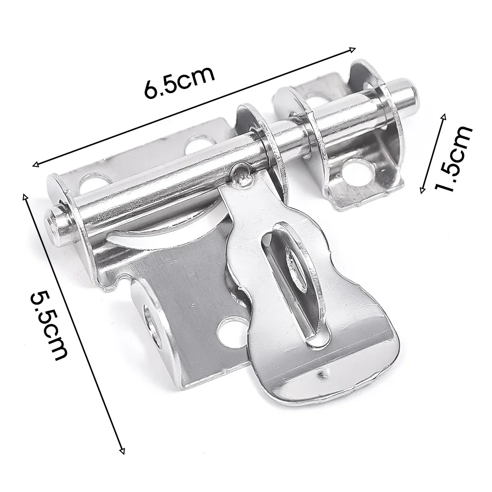 Stainless Steel Door Latches Multi-functional Thickened Sliding Bolt Windows Drawers Anti-theft Bolts Household Improvement Tool