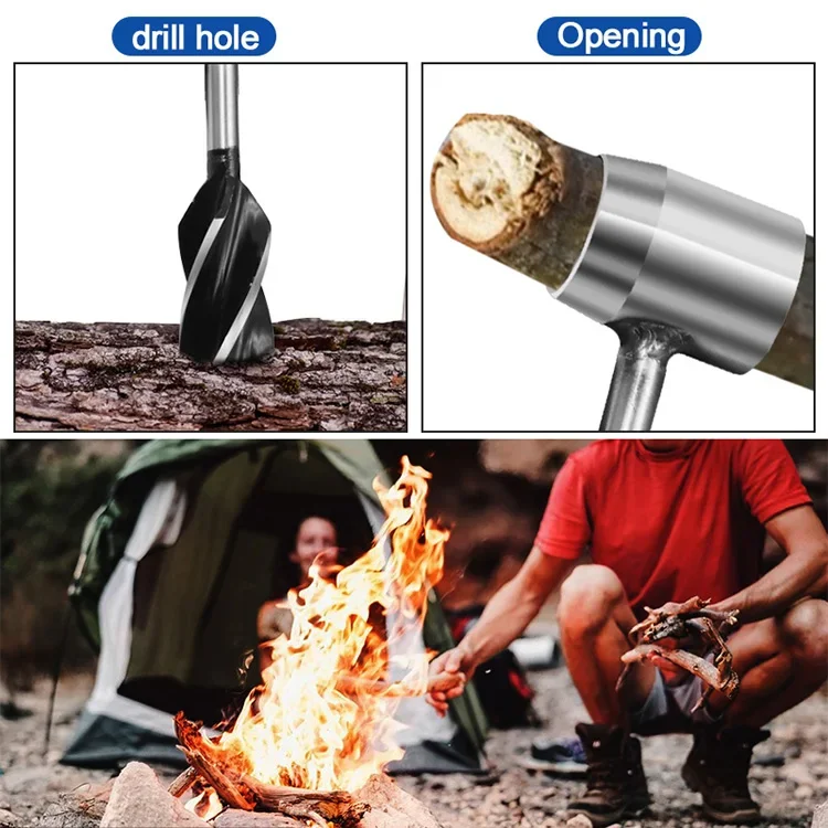 Dropship Outdoor Survival Tools For Bushcraft Hand Auger Wrench Woodworking  Drill Survival Settler Tool Scotch Eye Auger to Sell Online at a Lower  Price