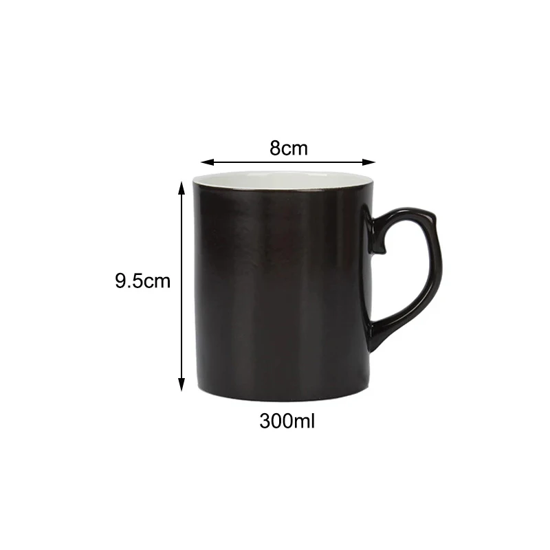 Magic mug 330 ml black matte Sublimation Thermal Transfer Black, MUGS AND  CERAMICS \ MUGS \ MAGICAL MUGS