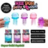 Nee Doh Jellyfish & Cube Squish Toy, Squeeze Stress Relief Toy, Sensory NeeDoh for Kids & Adults