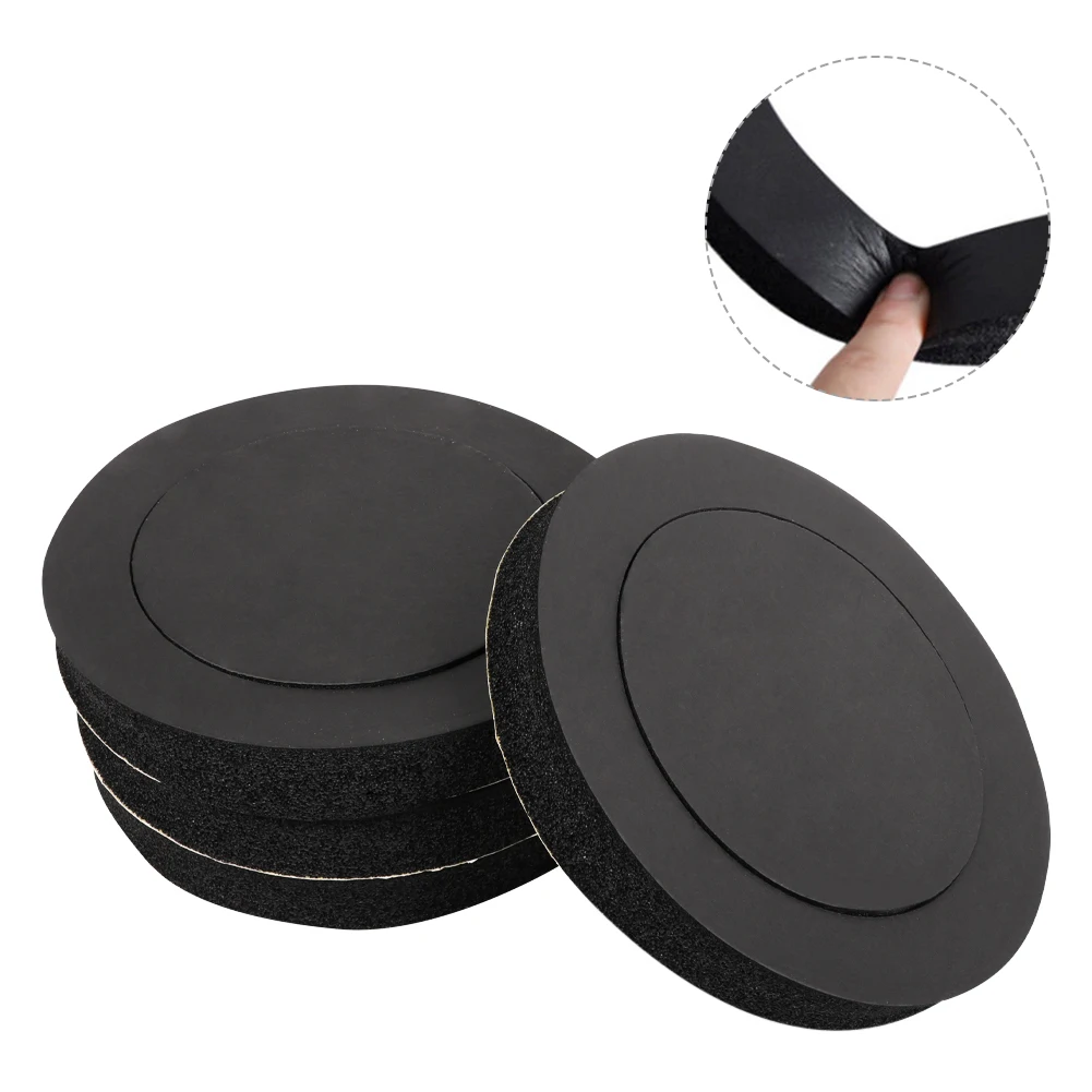 Universal Car Speaker Ring Bass Door Trim Sound Insulation Cotton Audio Speaker Sound Self Adhesive Insulation Ring 4/5/6.5 Inch sound insulation ring soundproofing cotton sound insulation cotton