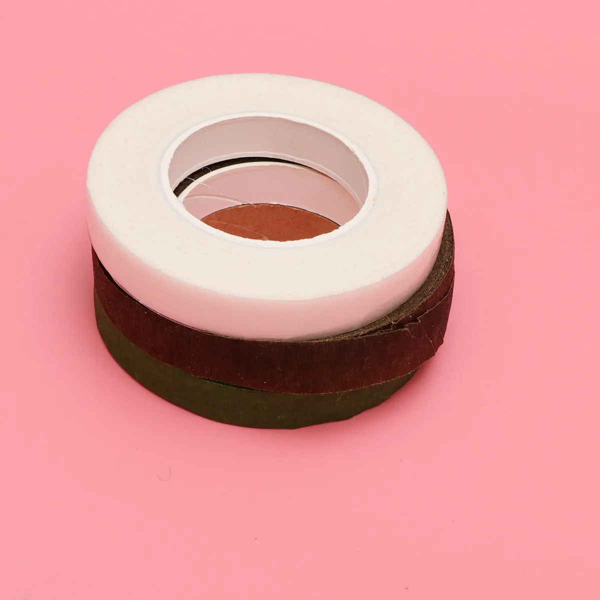 1세트 생화 포장 도구 DIY 꽃 와이어 줄기 액세서리 종이 포장 와이어 꽃 테..
