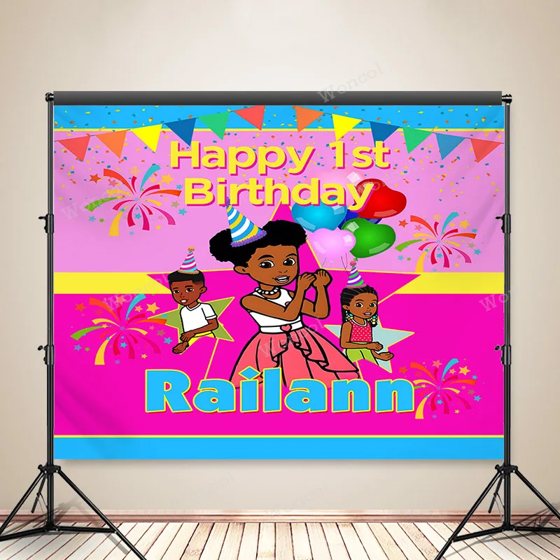 Gracie's Corner Backdrop Girls Birthday Backdrop Gracies Corner Banner Poster Decor Party Decorations Photography Props