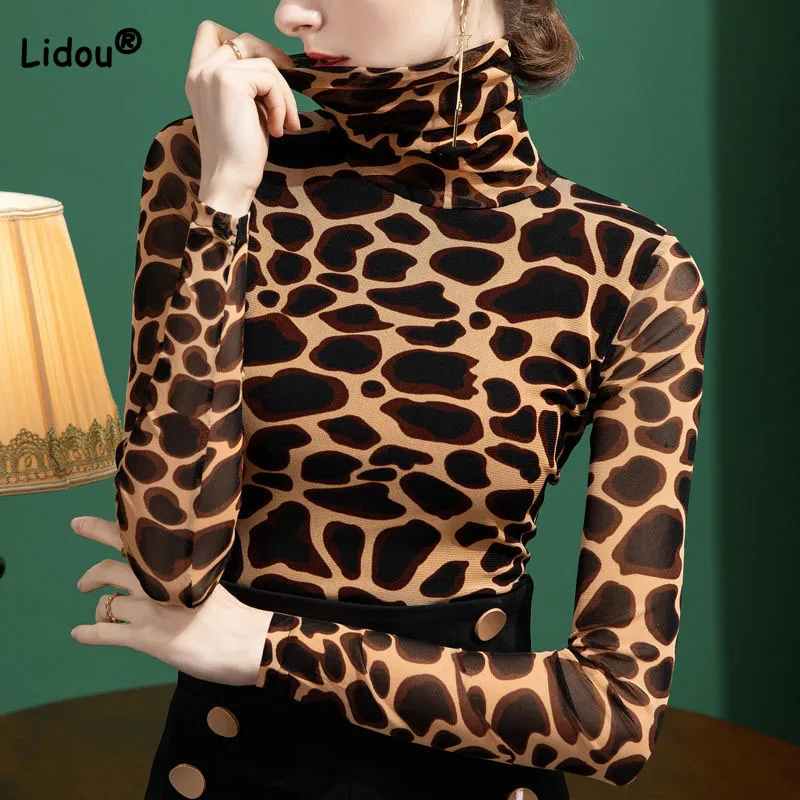 Leopard Print Vintage Clothing Vintage Autumn Leopard Print Women