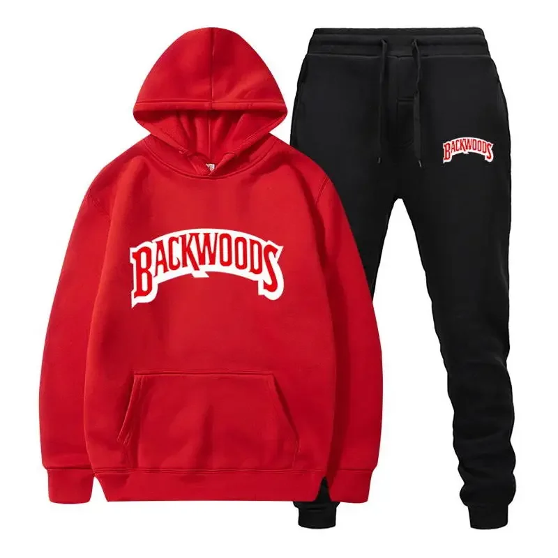 Sweatshirt Sets Backwoods Prints Men Women Unisex Sets Casual Hoodies Sports Suits Oversized Sweatshirts Street Tracksuits Coat