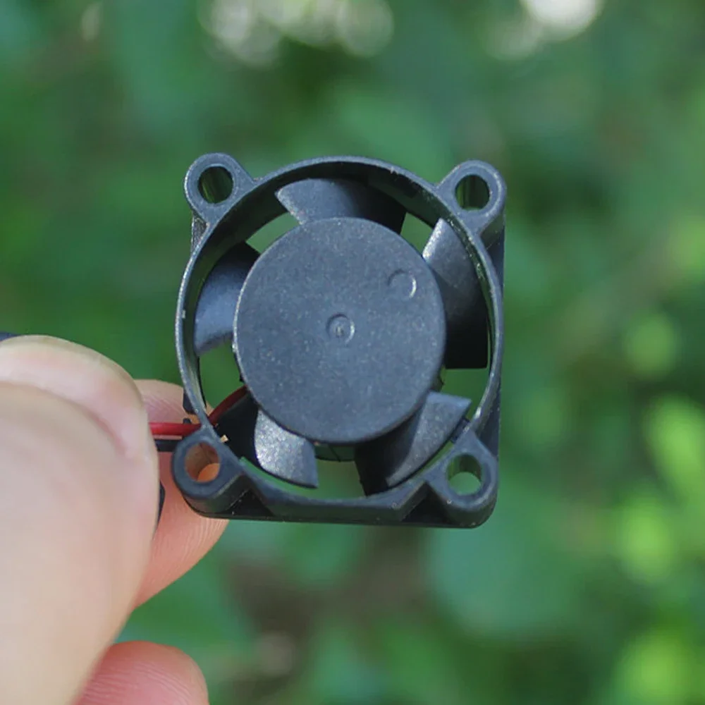 Mini Cooling Fan 2510 Brushless Fan DC 3.7V-8V Mute High Large Air Volume Black Micro Tiny 2510 Max Airflow Rate