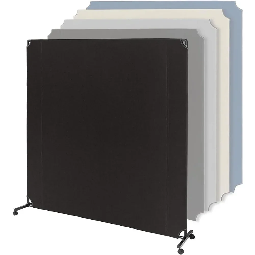 Fence Privacy Screens Dark Gray) Partition Room Dividers Temporary Wall Divider & Room Divider Screen Soundproof Booth Partition room divider 4 panel room dividers and folding privacy screens freestanding partition room divider wall folding