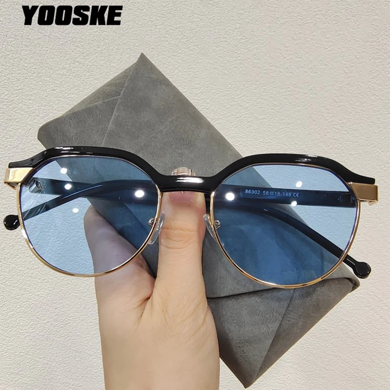 

YOOSKE Blue Light Blocking Glasses Cat eye Eyeglasses Frame Computer Game Ladies Glasses Brand Designer Eyewear Women