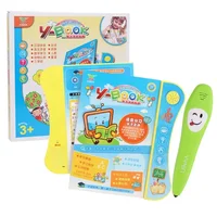20pages Electronic point reading book pen Chinese English learning machines for kids tablet Interactive Children educational toy 2