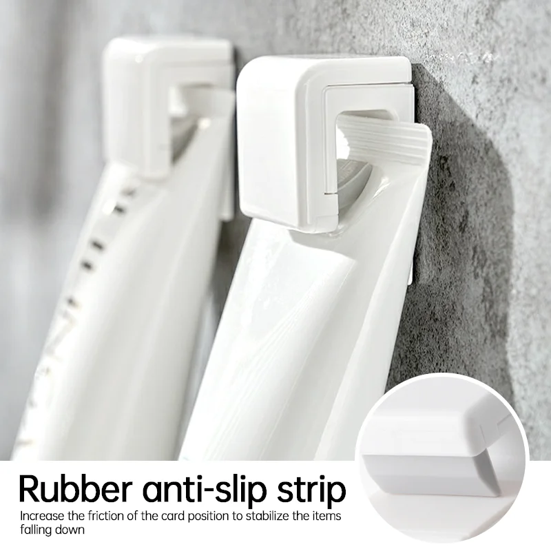 Toothbrush Holder Toothpaste Dispenser Punch-free Toothbrush Holder 1-10pcs