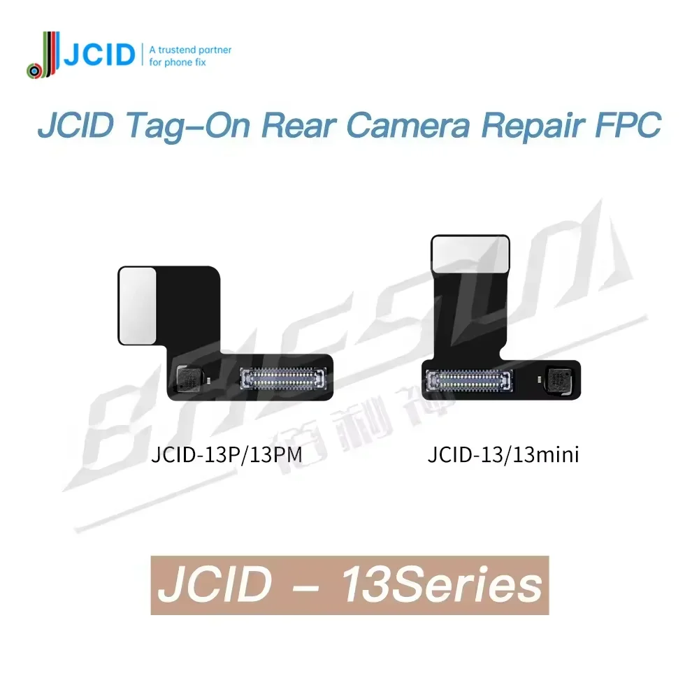 JC JCID 태그온 카메라 비제거 수리 FPC 플렉스, 아이폰 12, 13, 14, 15 플러스, 프로 맥스, 카메라 수리 케이블, 팝업 문제 해결