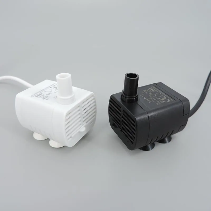 white black 5V USB Water Pump Ultra-quiet Brushless Submersible Fountain Aquarium tube hose Circulating for fish tank Pet tool 4