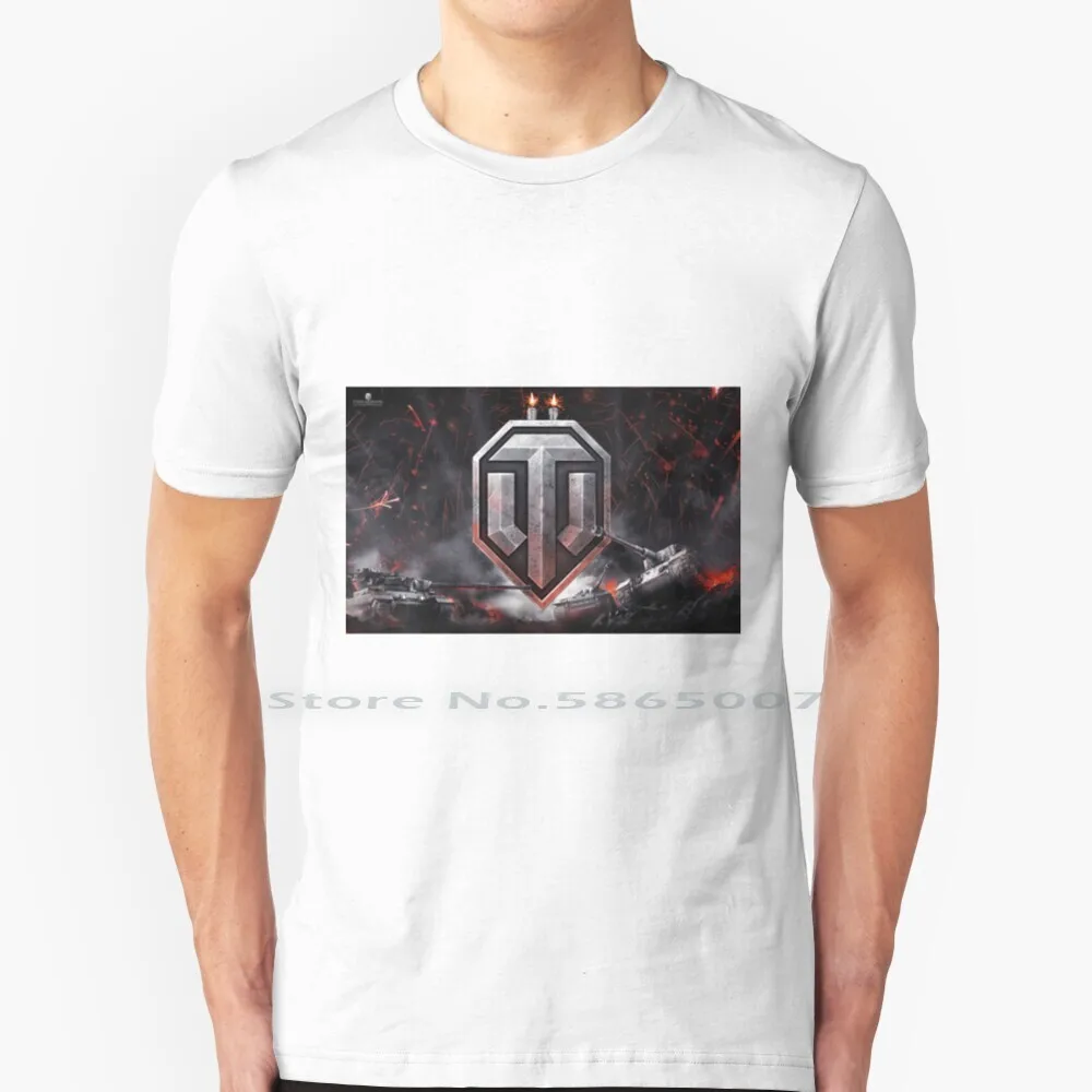 World Of Tanks T Shirt 100% Cotton Wot World Of Wargaming Videogioco Per Videogiochi Big Size 6Xl Tee Gift Fashion