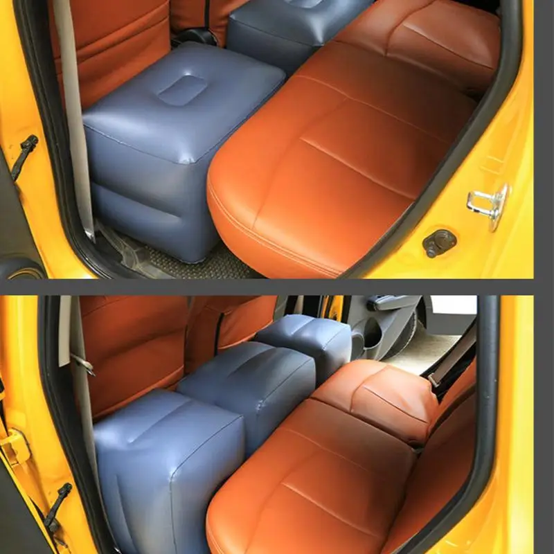 Car Inflatable Stool Cushion Air Mattress Ultimate Car Comfort Portable Cushion Rear Seat Gap Pad Auto Air Bed