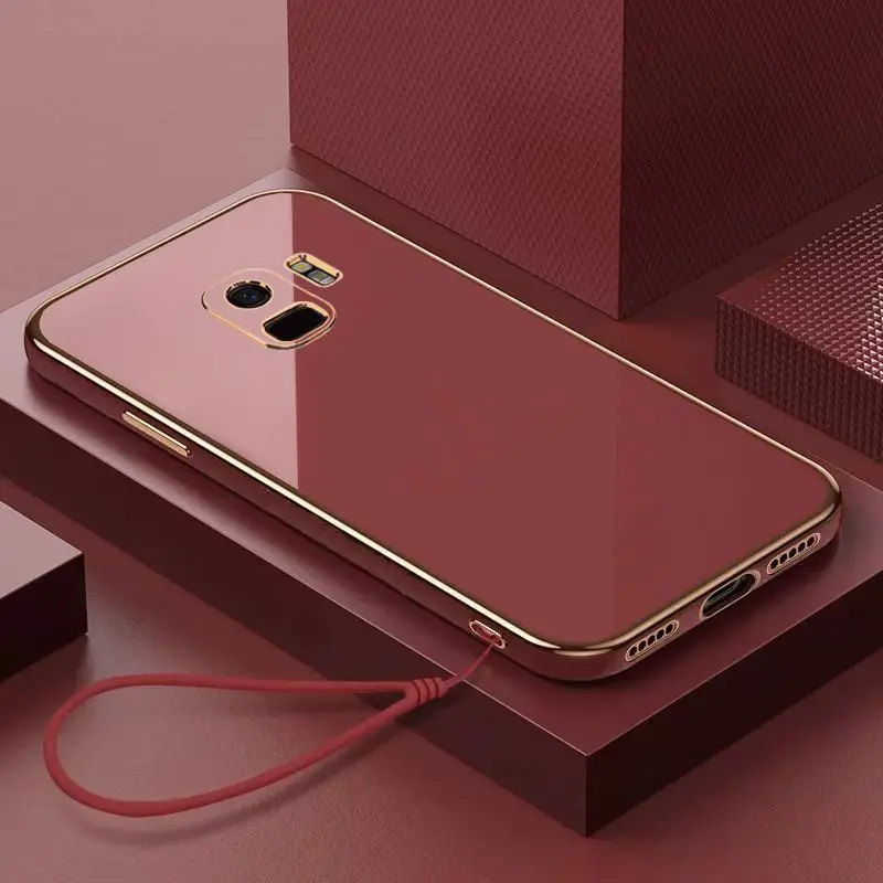 Premium Silicone Phone Case with Full Lens Protection for Samsung Galaxy Models