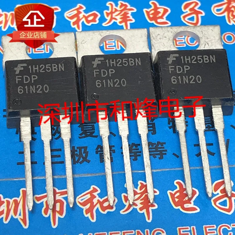5PCS-10PCS FDP61N20 TO-220 200V 61A New And Original On Stock