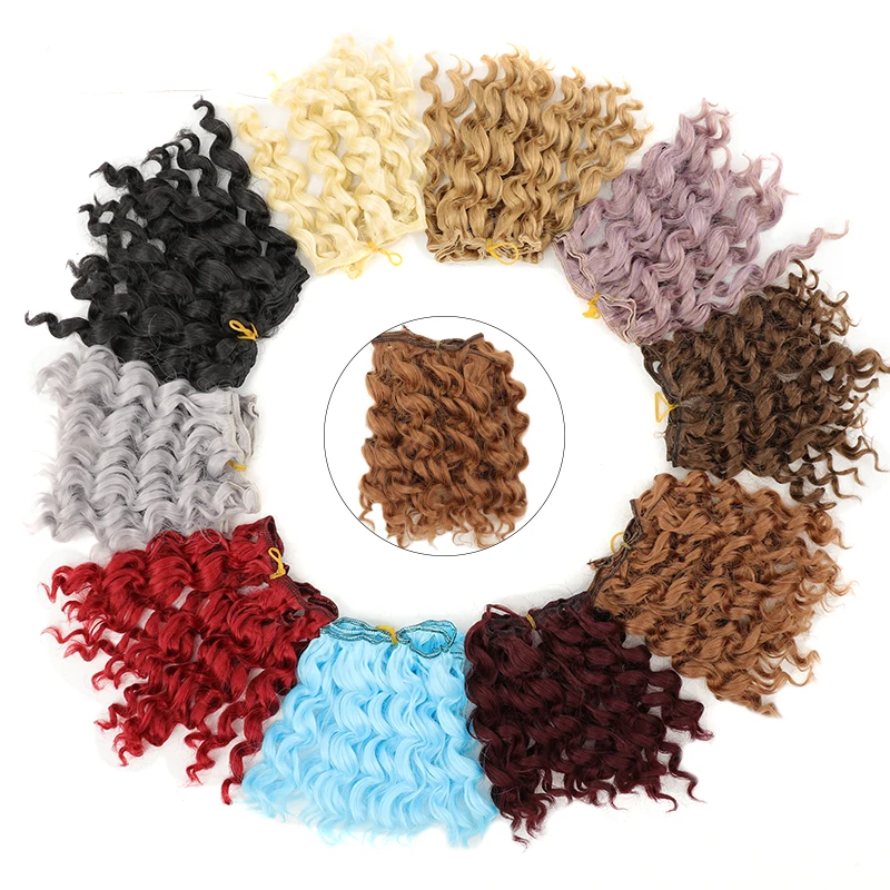 

Парик для шарнирной куклы, занавеска для волос, аксессуары для девочек, детские игрушки, 15-25 см, парик для куклы, занавеска для волос для куклы, маленькие вьющиеся волосы