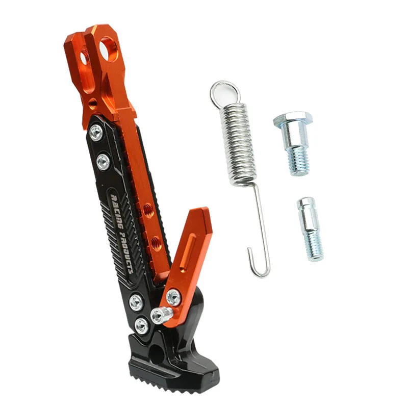Universal Motorcycle Kickstand Foot Support Bracket - Durable Parking Stand Accessory