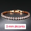 Bracelet de Tennis en cristal de luxe pour hommes, Hip Hop, tendance, Punk, zircone, chaîne de Couple sur la main, bijoux Streetwear