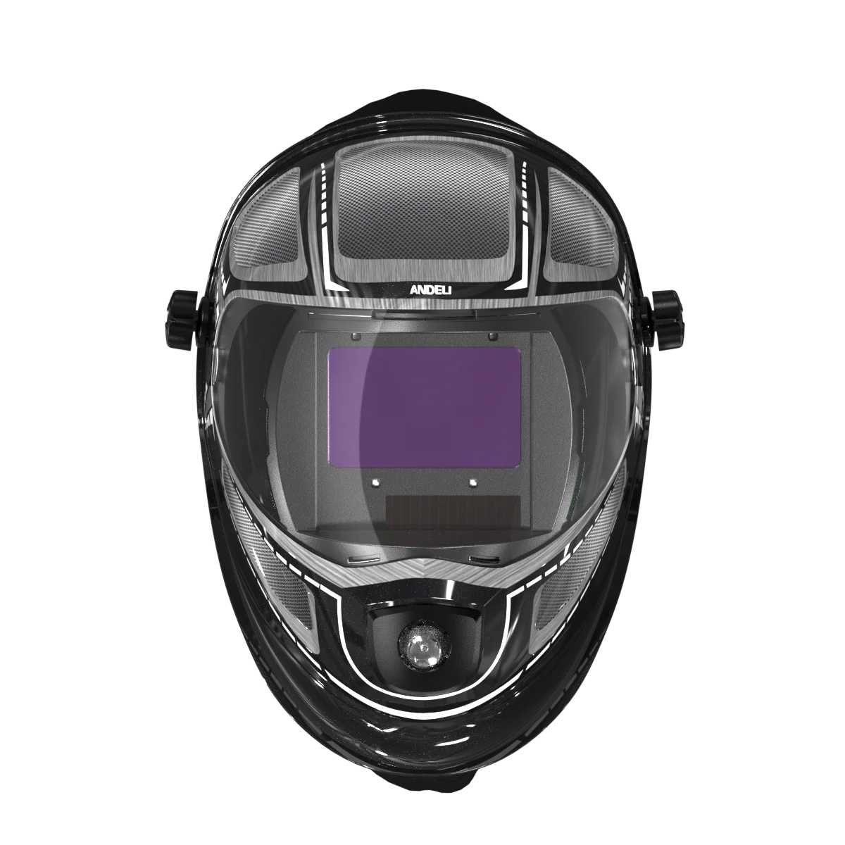 ANDELI Welding Helmet with Light,Panoramic 180&deg; Large Viewing Powered Air Purifying Respirator Auto Darkening Welding Helmet