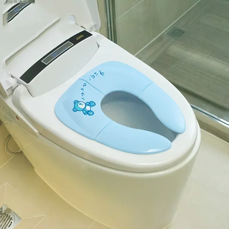 Baby Travel Toilet Training Seat Folding Potty Seat Travel Potty Seat Pad  Toddler Portable Kids Urine Assistant Cushion 2