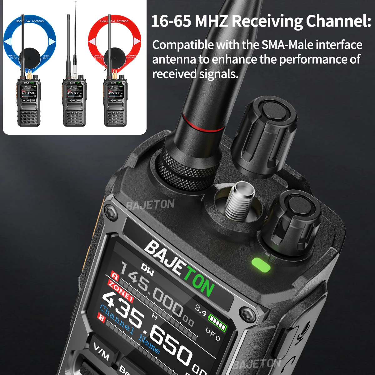 BAJETON BJ-7800トランシーバー 長距離 SW MW LW AM SSB CB 10W