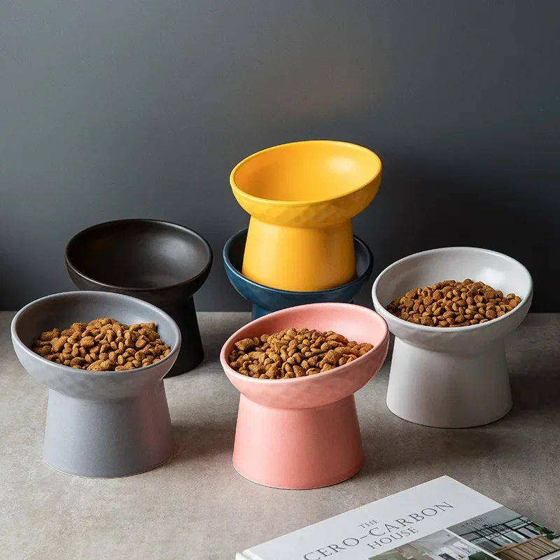 Pet Food Bowl Pet Bowl Dog Bowl Pet Feeder Bowls Cat Nordic Style Food Water Bowl Ceramic Eating Dishes for Puppy Cats