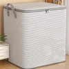 1pc Household Quilt Clothing Foldable Storage Box Non-woven Large Capacity Blanket Bedding Organizing Bag Dustproof Cabinet Box 3
