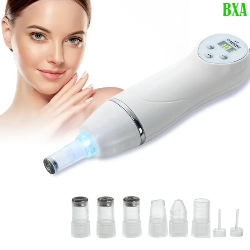 Blackhead Acne Removal Beauty Device Microdermabrasion Diamond Peeling Vacuum Machine Facial Skin Care Scar Faded Set Home Use