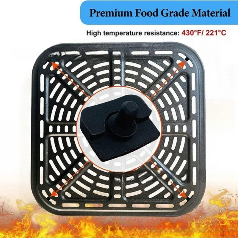 Heat Resistant Silicone Fryers Foot Guards Air Fryers Silicone Bumpers Durables Air Feet Material