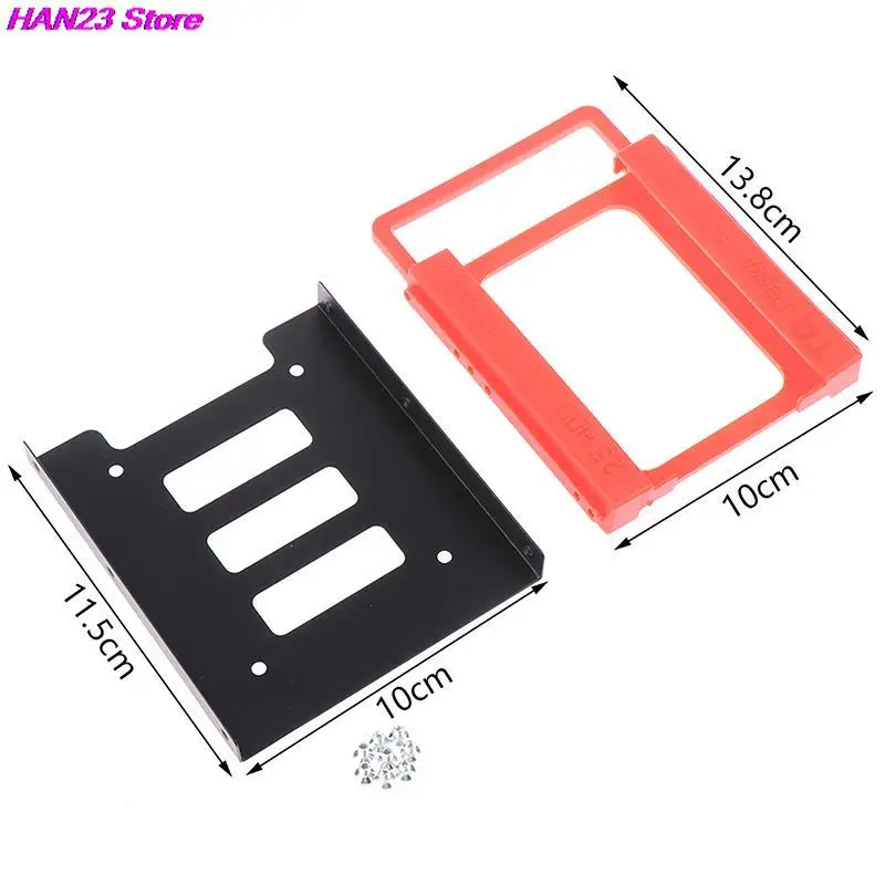 

2.5 Inch SSD HDD To 3.5 Inch Metal Mounting Adapter Bracket Dock Screw Hard Drive Holder For PC Hard Drive Enclosure HDD Bracket