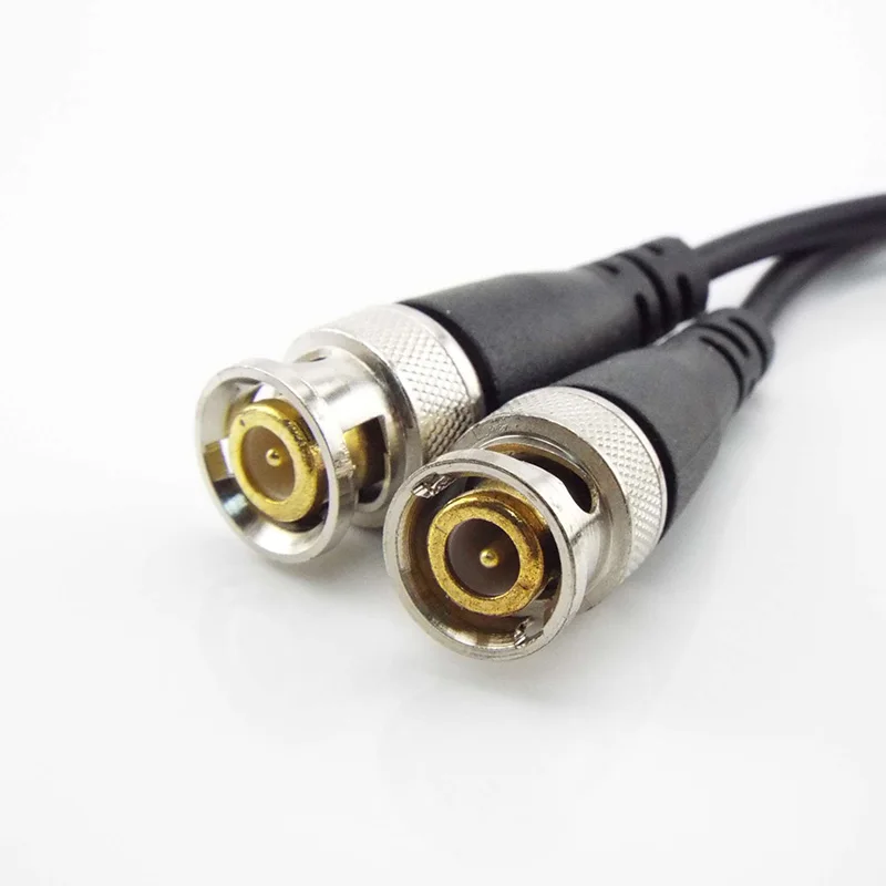 High-Performance BNC Video Balun Connector for CCTV Systems