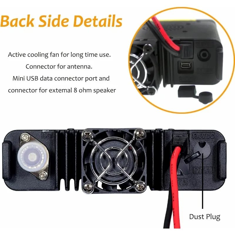 1024 Dcs Codes Amateur Radio A+B Dual Band Mobile Transceiver Vehicle Radio 50W, Tyt TH-9800 Plus 50 Ctcss Tones 4