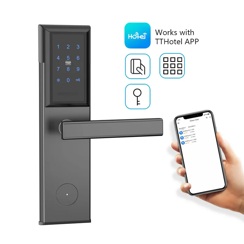 Electronic Keyless Digital Door lock Smart Remote Bluetooth Code Door