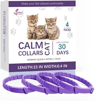 Pet Calming Collar For Cats Dogs Adjustable Anxiety Pheromone Reducing Pet Collar Lasting Natural Calm Relax Soothing Collars 1