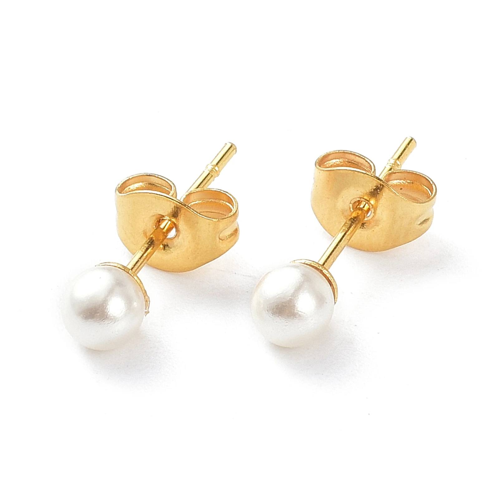 

Kissitty 6 Pairs Golden Shell Pearl Stainless Steel Stud Earrings For Women Piercing Earing Trend Jewelry Findings Gift