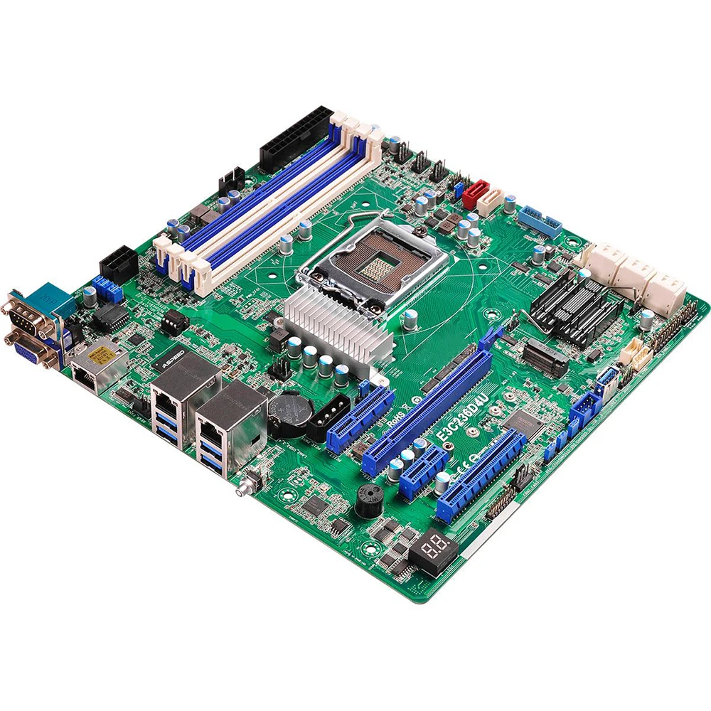 

For Asrock E3C236D4U Server Motherboard LGA1151 E3-1200 V5/V6 DDR4 ECC