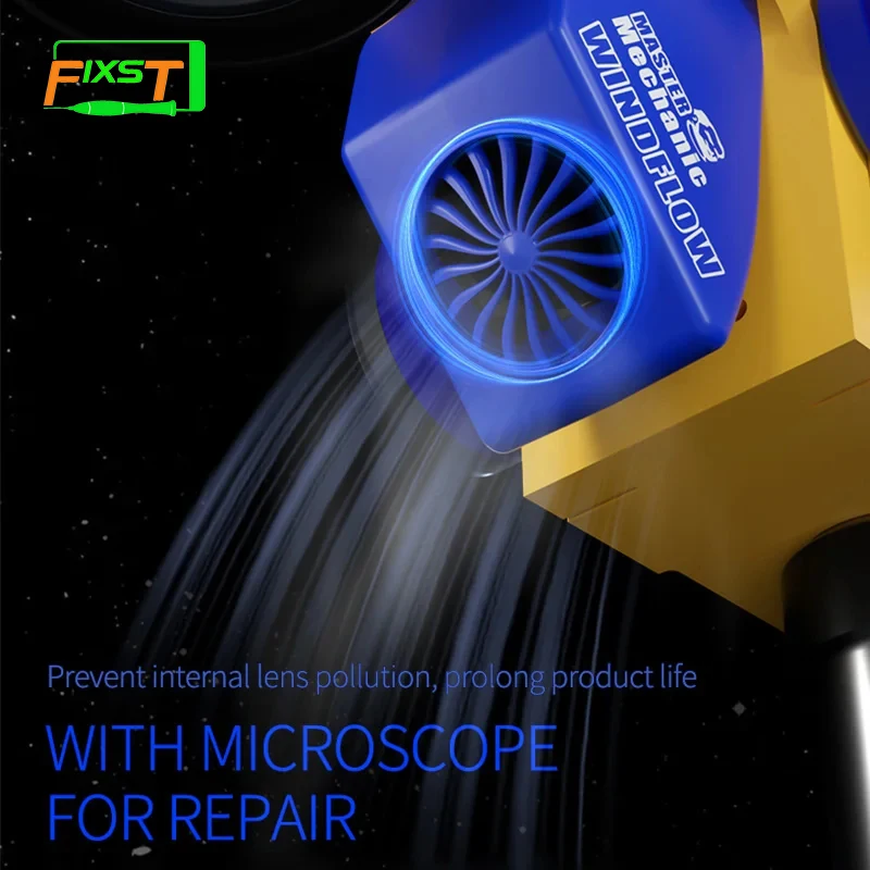 MECHANICWINDFLOWPortableMicroscopeFumeSmokingInstrumentQuickly