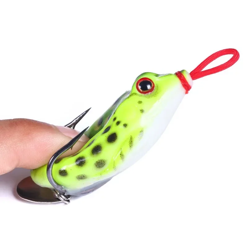 

Thunder frog soft bait rotating composite glitter modified Thunder frog road bait floating long throw bait!