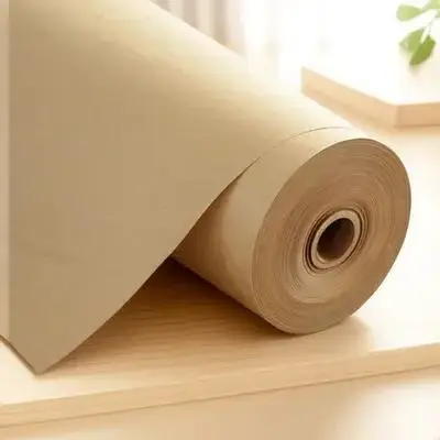 1 롤 고품질 크래프트 종이 롤 갈색 포장지 선물 꽃 DIY 공예 미술 그림 그리기 게시판