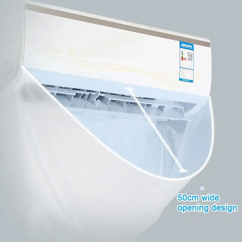 Air Conditioning Cover Air Conditioner Cleaner Air Conditioner Cleaning Kit Air Conditioner Cleaning Kit Air Conditioning Dust Washing Cover Bag Open Style AC Dust Washing Clean Cover With 10ft Pipe