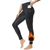 Sports Women's Fleece Lined Bootcut Horse Riding Pants Winter Full Seat Riding Tights with Pockets Equestrian Breeches 3