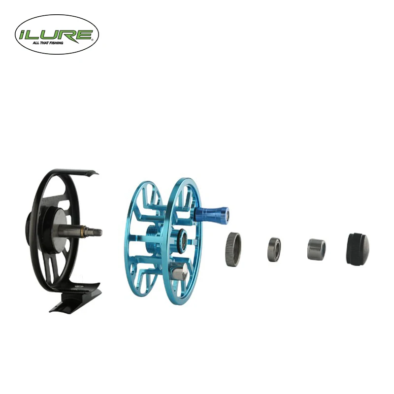 Mulinelli per canna da pesca a mosca 3/4/5/6/7/8WT Lega lavorata CNC Mulinelli per ruote da pesca Mulinelli per baitcasting Potente strumento per attrezzatura da pesca - immagine 4