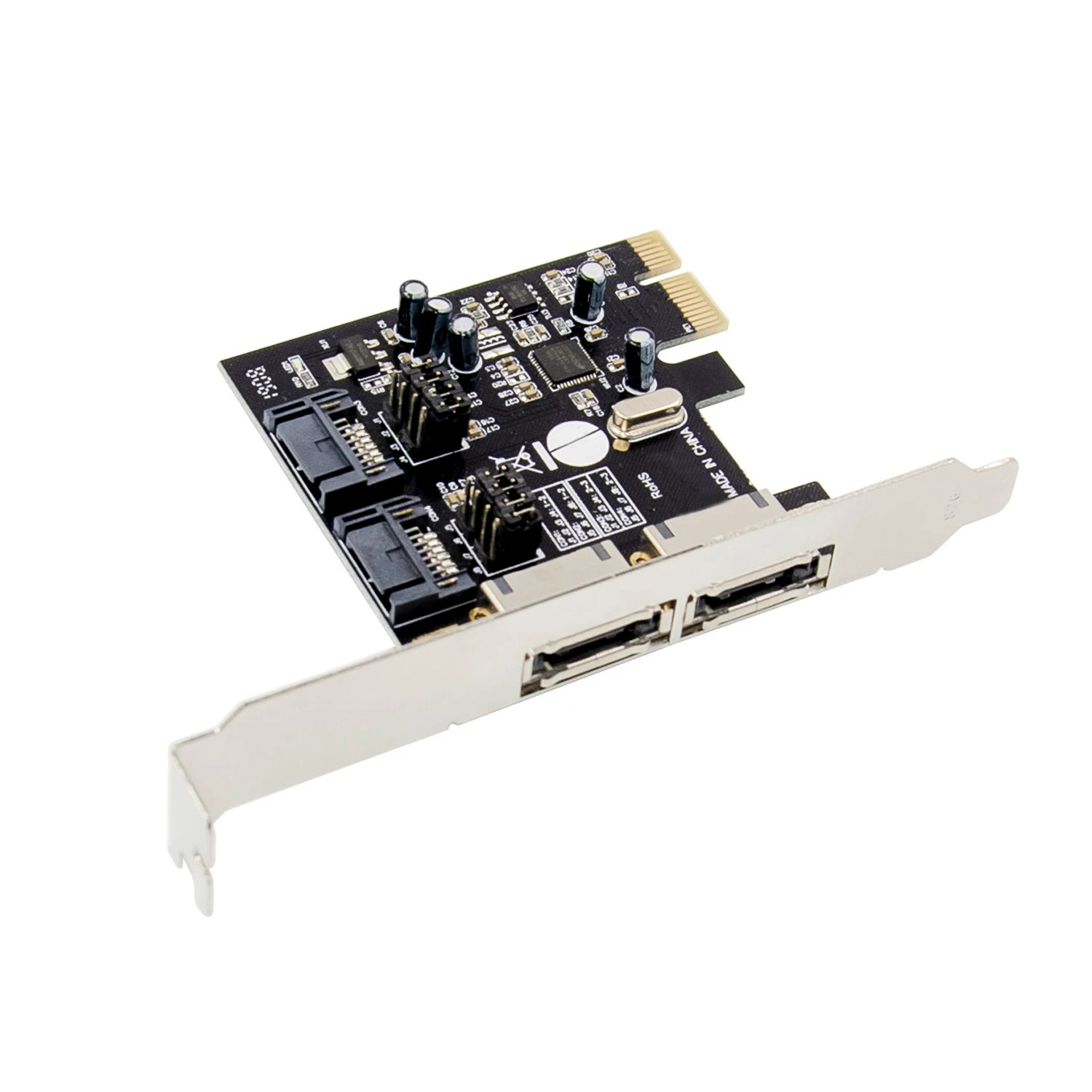 PCIE ESATA SATA III 확장 카드, PCI-E to SATA3.0, PCI-E 익스프레스 어댑터, ASM1061 칩, 6 Gb/S