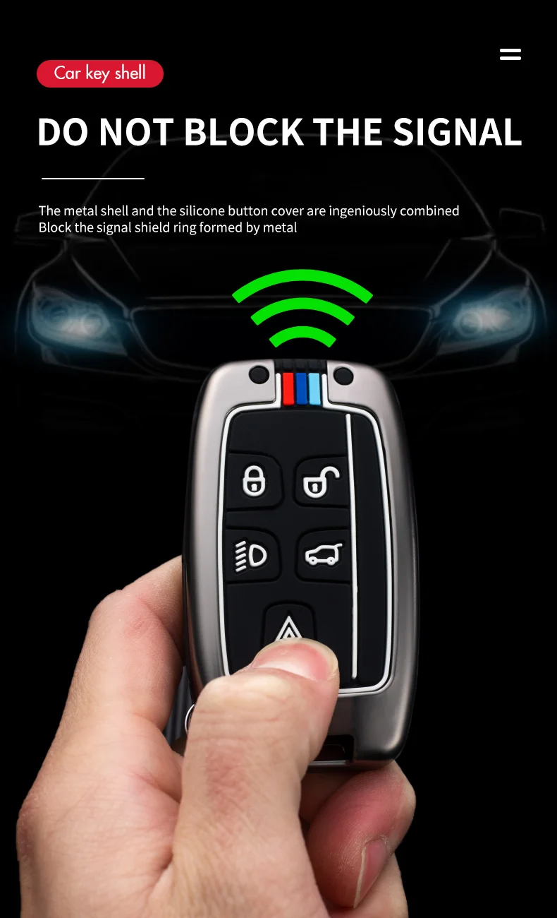 Custodia per chiave per Auto custodia per Jaguar Xf Xj per Land Rover Freelander portachiavi accessori per Auto Styling protezione 2022 - S9b74f27f931047e5997dc1df400f0a0bs