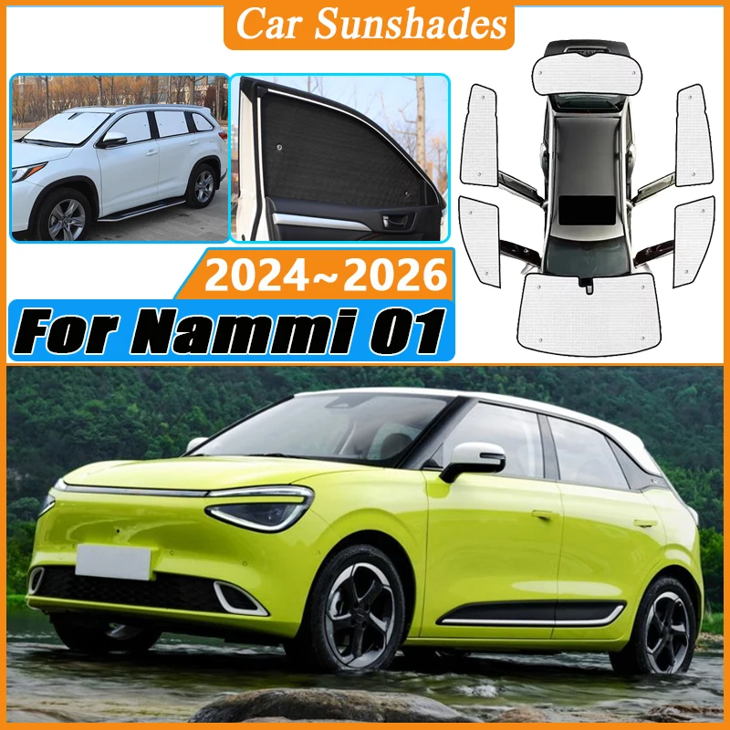 Car Sun Visor Cover for Dongfeng Nammi Box 01 S31 IVM EX02 Full Sunscreen Window Anti-UV Sunshades Accessories