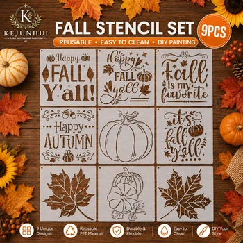 Fall Autumn Stencil Set 1